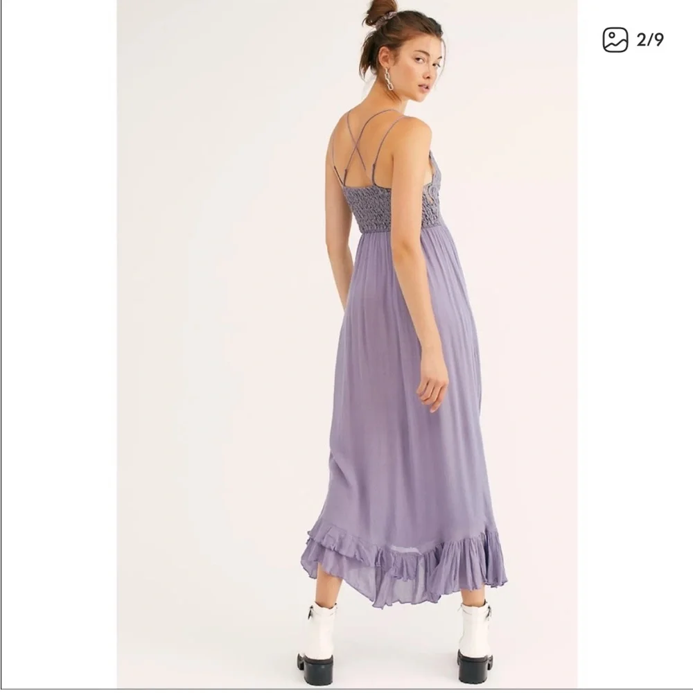 Free People Adella Maxi Slip Dress.  Size M - Picture 3 of 7